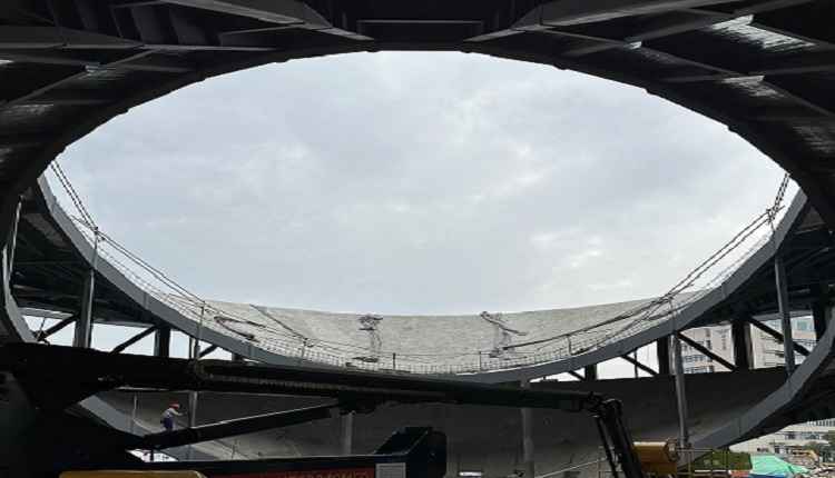 拓佳HB3-90鋼筋桁架樓承板在溫州眼之瞳項(xiàng)目上應(yīng)用